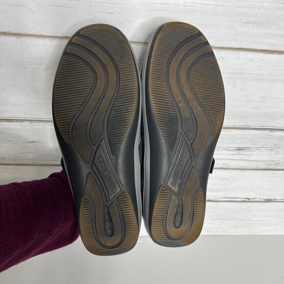 Orthofeet Quincy Stretch Casual Grey Women's Shoe Size 10 Wide - Picture 11 of 12